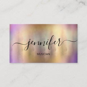 Carte De Visite DJ Artistique Musicien Professionnel