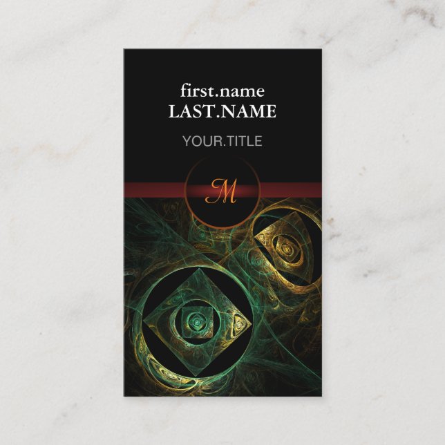 Carte De Visite DJ Cool élégant et moderne professionnel (Devant)