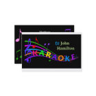 Carte de visite DJ Karaoke