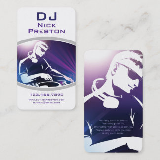 Carte De Visite DJ Music