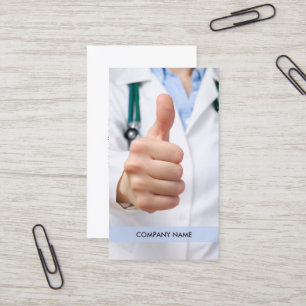 Carte De Visite Docteur élégant moderne Photo Healthcare