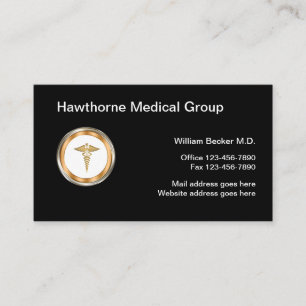Carte De Visite Docteur Médicale classique avec logo
