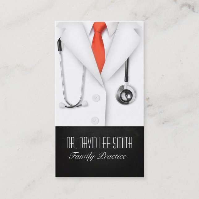 Carte De Visite Docteur practice médical/Care Médical (Devant)