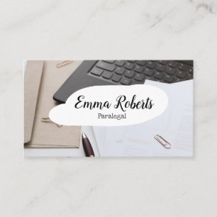 Carte De Visite Documents Pink Law Lawyer Paralegal