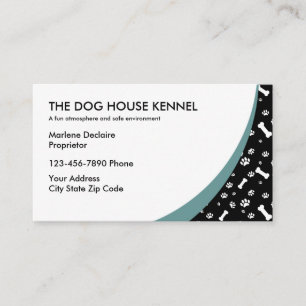 Carte De Visite Dog Kennel