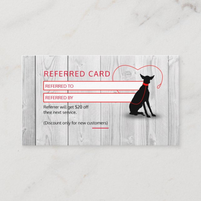 Carte De Visite Dog walker / Pet Care Sitting (Devant)
