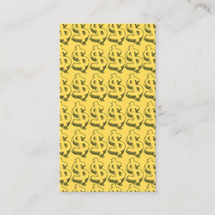 Carte De Visite dollar or