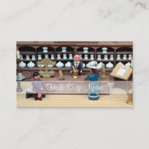 Carte De Visite Dollhouse de magasin d'herbes