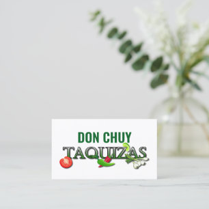 Carte De Visite Don Chuy Taquizas