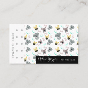 Carte De Visite Doodle Puppies Le Groomer Des Animaux De Compagnie