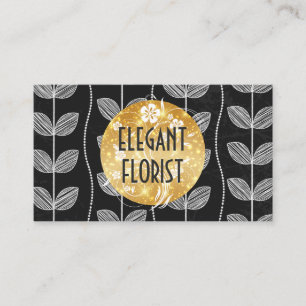 Carte De Visite Doodles de flamme