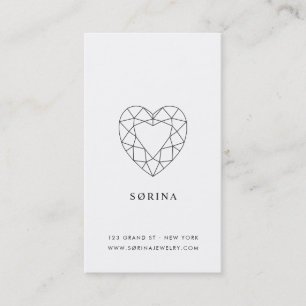 Carte de visite d'or Sørina Jewelry