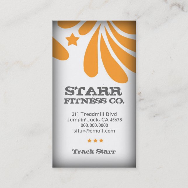 CARTE DE VISITE D'ORANGE DE 311 FRESHTASTIC (Devant)