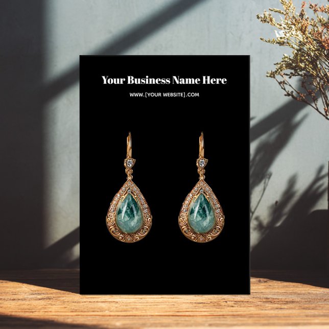 Carte de visite d'oreille personnalisé simple en n (Créateur téléchargé)