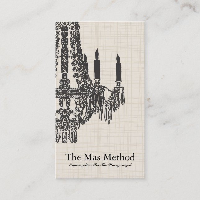 Carte de visite d'organisateur (Devant)