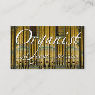 Carte de visite d'organiste (organe européen)