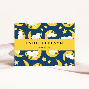 Carte De Visite Dormir, Babysitter, Garderie, Garde d'enfants