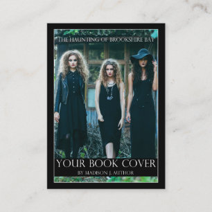 Carte De Visite Dos de photo d'auteur de la couverture de livre