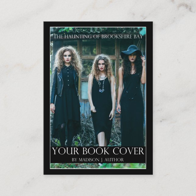 Carte De Visite Dos de photo d'auteur de la couverture de livre (Devant)