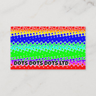 Carte De Visite Dots Dots Dots LTD (vous pouvez modifier les mots)