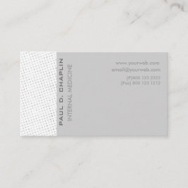 Carte De Visite Dots suisses Minimaliste Elegant Professional Edgy