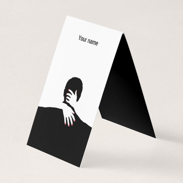 CARTE DE VISITE DOUBLE (Devant)