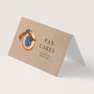 Carte De Visite Douceurs modernes Pancake Bakery Professionnel