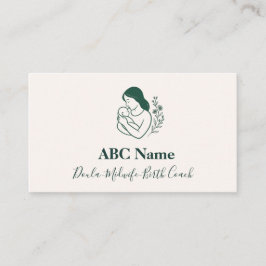 Carte De Visite Doula douce naissance d'Embrace