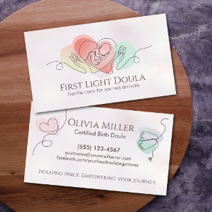 Carte De Visite Doula - Entraîneur de naissance - sage-femme - Art