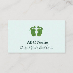 Carte De Visite Doula et entraîneur de naissance