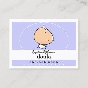 Carte De Visite Doula Midwoman Pédiatre Garde d'enfants Garde d'en