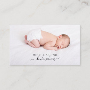 Carte De Visite Doula Services Photo bébé