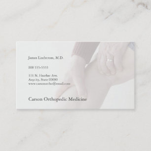 Carte De Visite Douleur dans le dos de la jambe