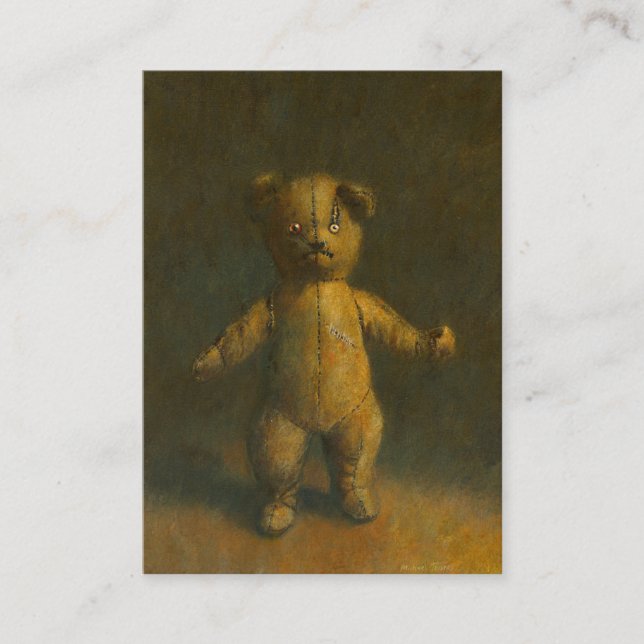 Carte de visite d'ours de nounours de zombi (Devant)