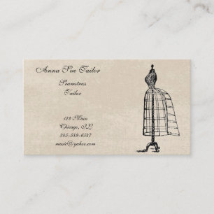 Carte de visite d'ouvrière couturière