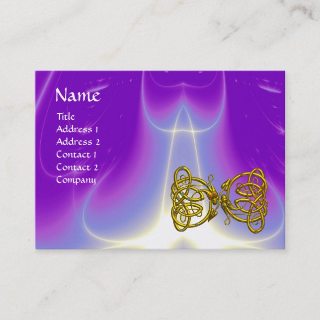 CARTE DE VISITE DRAGON LOVE (Devant)