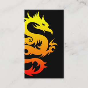 Carte De Visite dragon tribal