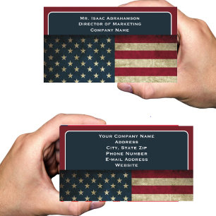 Carte De Visite Drapeau américain patriotique