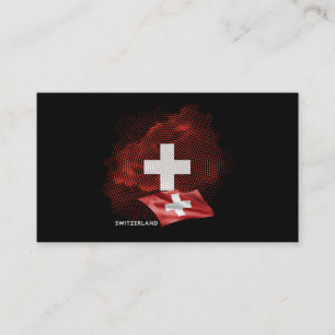 Carte De Visite drapeau de la Suisse