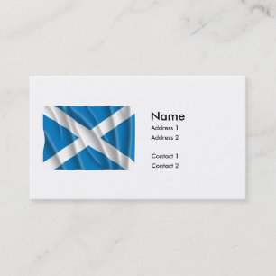 CARTE DE VISITE DRAPEAU DE L'ECOSSE