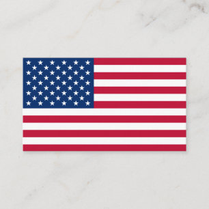 Carte De Visite Drapeau de l'USA du shérif adjoint de la police de