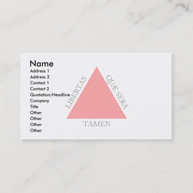 Carte De Visite Drapeau de Minas Gerais du Brésil (Devant)