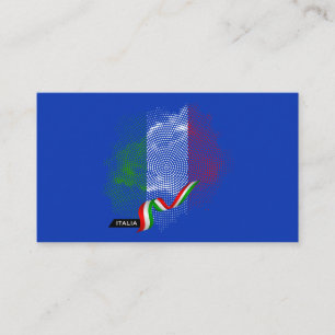 Carte De Visite Drapeau italien