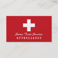 Drapeau suisse de taxi