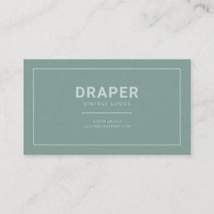 Carte de visite Draper (Sage Green)