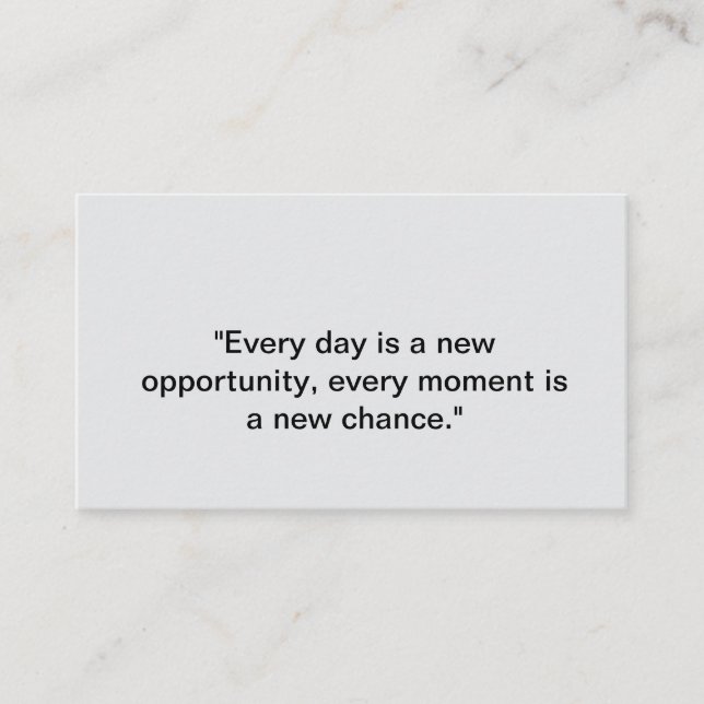 CARTE DE VISITE "DREAM BIG" (Devant)