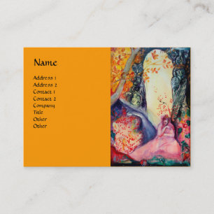 Carte De Visite DREAM D'OR / Soins Spas de jour oriental, Orange