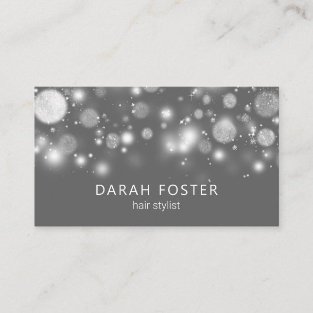 Carte De Visite Dreamy Bokeh Hair Stylist (Devant)