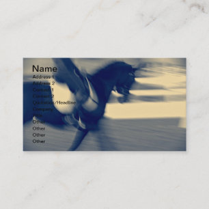 Carte De Visite Dressage Abstrait