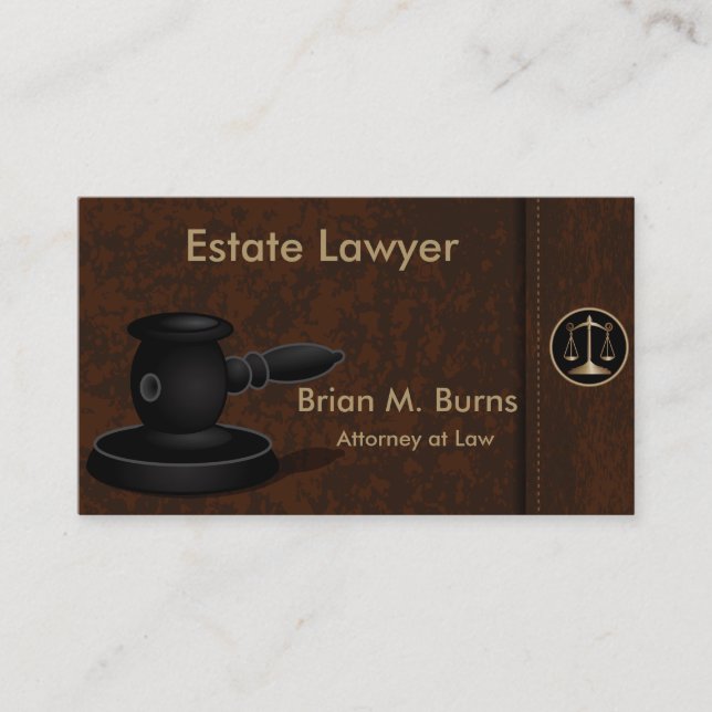 Carte De Visite Droit | Échelles de justice | Avocat | Personnalis (Devant)